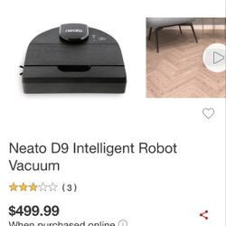 Neato D9 Intelligent Robot Vacuum 