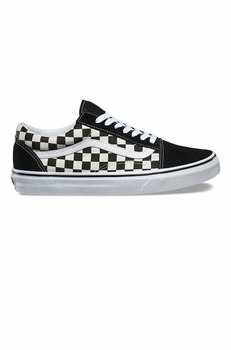 Vans Old Skool - Primary Checkerboard Checker Check - Black/White - women’s size 8. used condition. See pictures ask questions and make an offer!