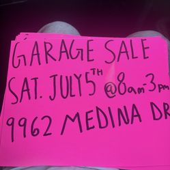 GARAGE SALE