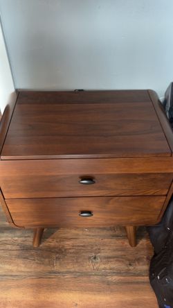 Solid wood night stand