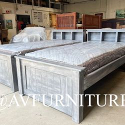 2 Twin Beds And 2 Mattresses 