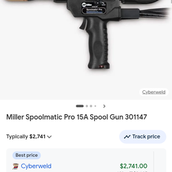 Aluminum spoolmatic  20foot