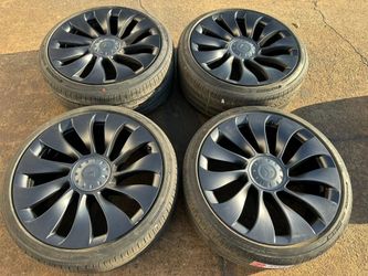 OEM 21" 2024 Model Y Performance Rims Hankook ION A/S Tires TPMS