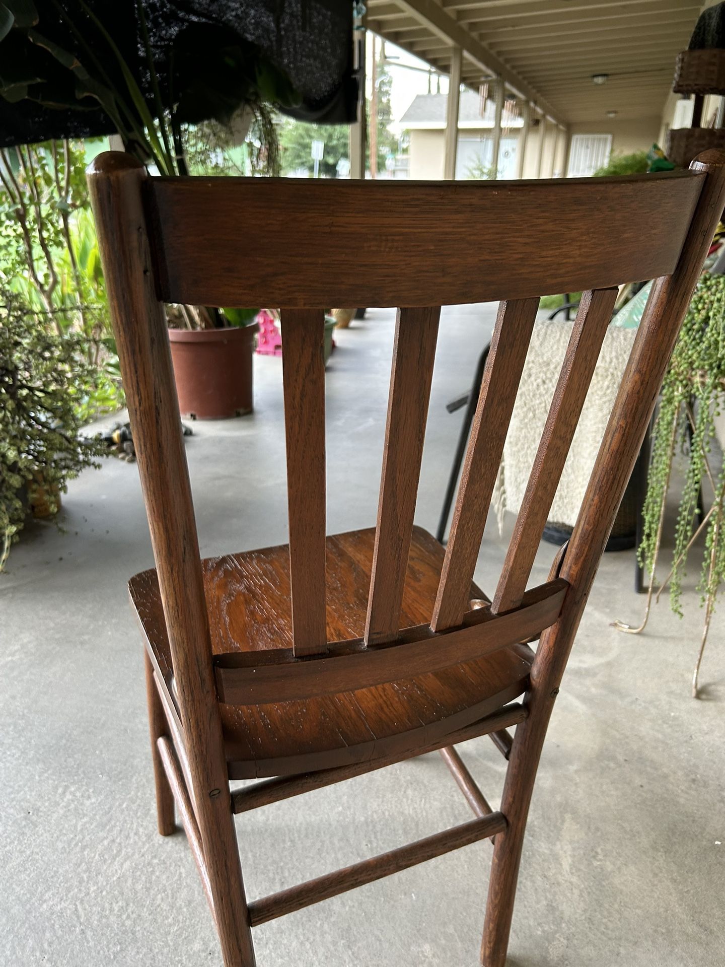 wooden chair