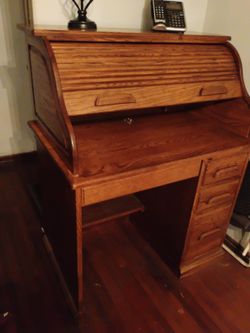 Solid Oak Rolltop