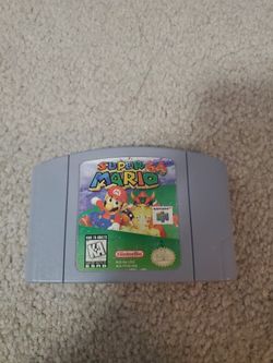Official Super Mario 64 Cartridge