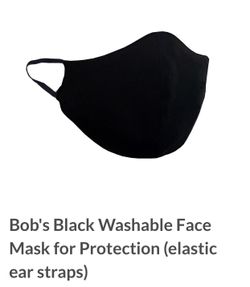 KIT FACE MASK with 7 items: 2 face masks with elastic ear straps + 5 scarfs face mask