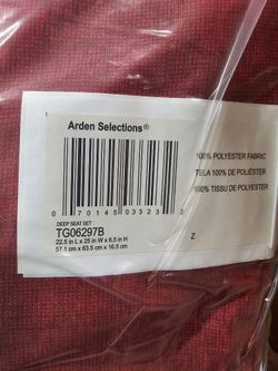 Ardent Selections Deep Seat Cushion 24X24 Ruby Red NEW!