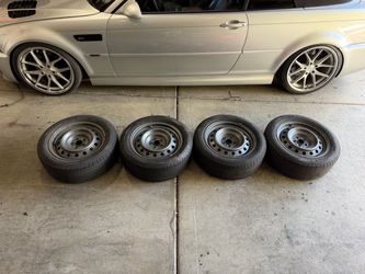 Toyota Corolla stock wheels 5x100 with tires