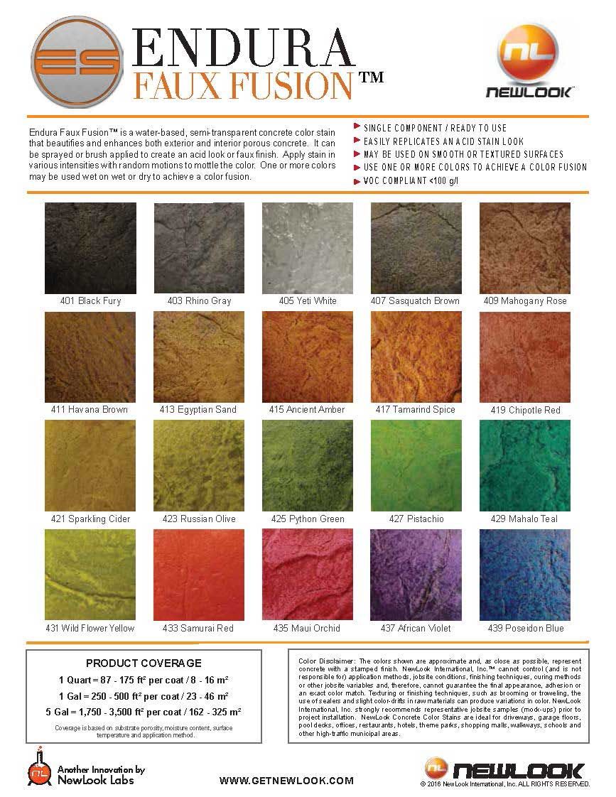 Faux Fusion Stain – Acid-Look Concrete Color