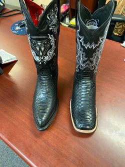 Nuevas botas vaqueras de piel original para hombre