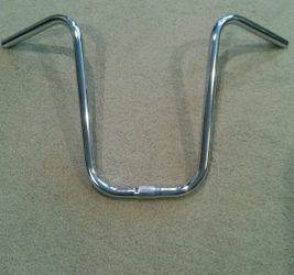 NEW CHROME 15" U- HANDLEBARS FOR BICYCLES