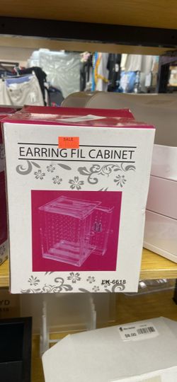 Earring File Cabinet Organizer