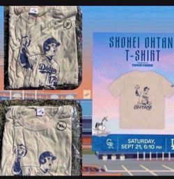 2024 Shohei Ohtani Med Or Xl Shirt LA Dodgers 9/21/24 SGA