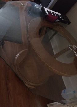 Glass table (no chairs)