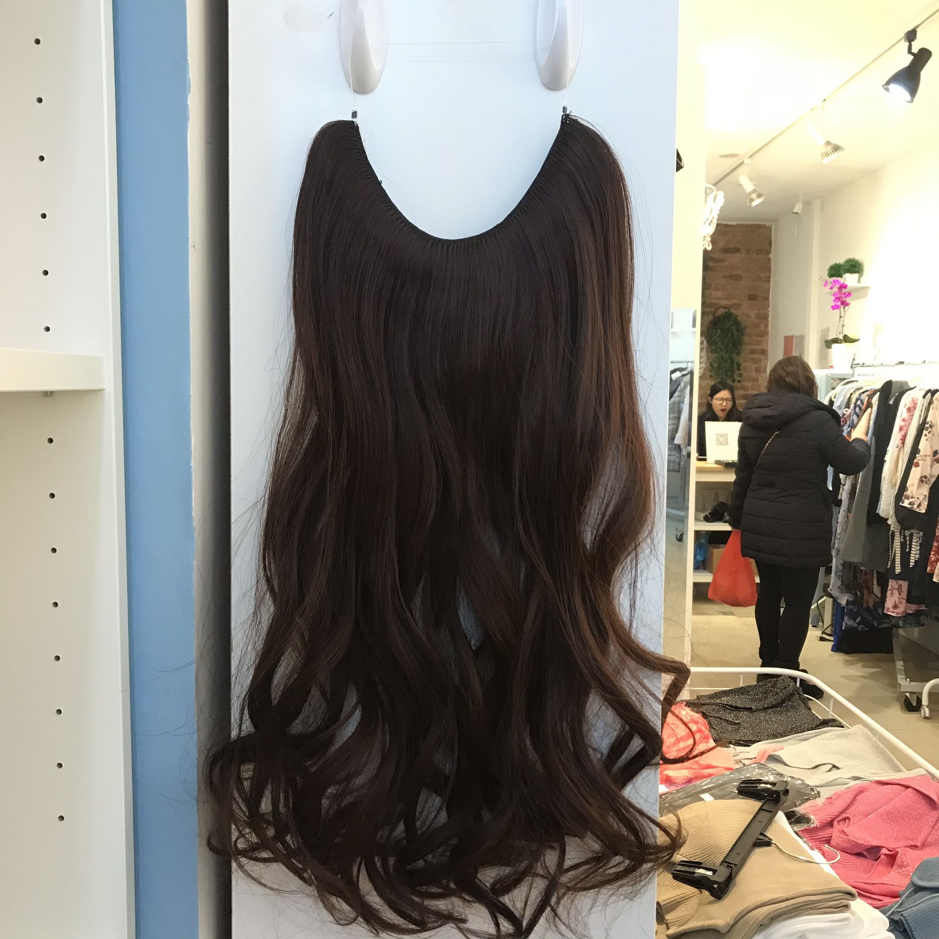 24” Fish line band halo hair extensions