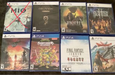 PlayStation 5 and PlayStation 4 Huge Lot of 32 Brand New Completely Sealed Games