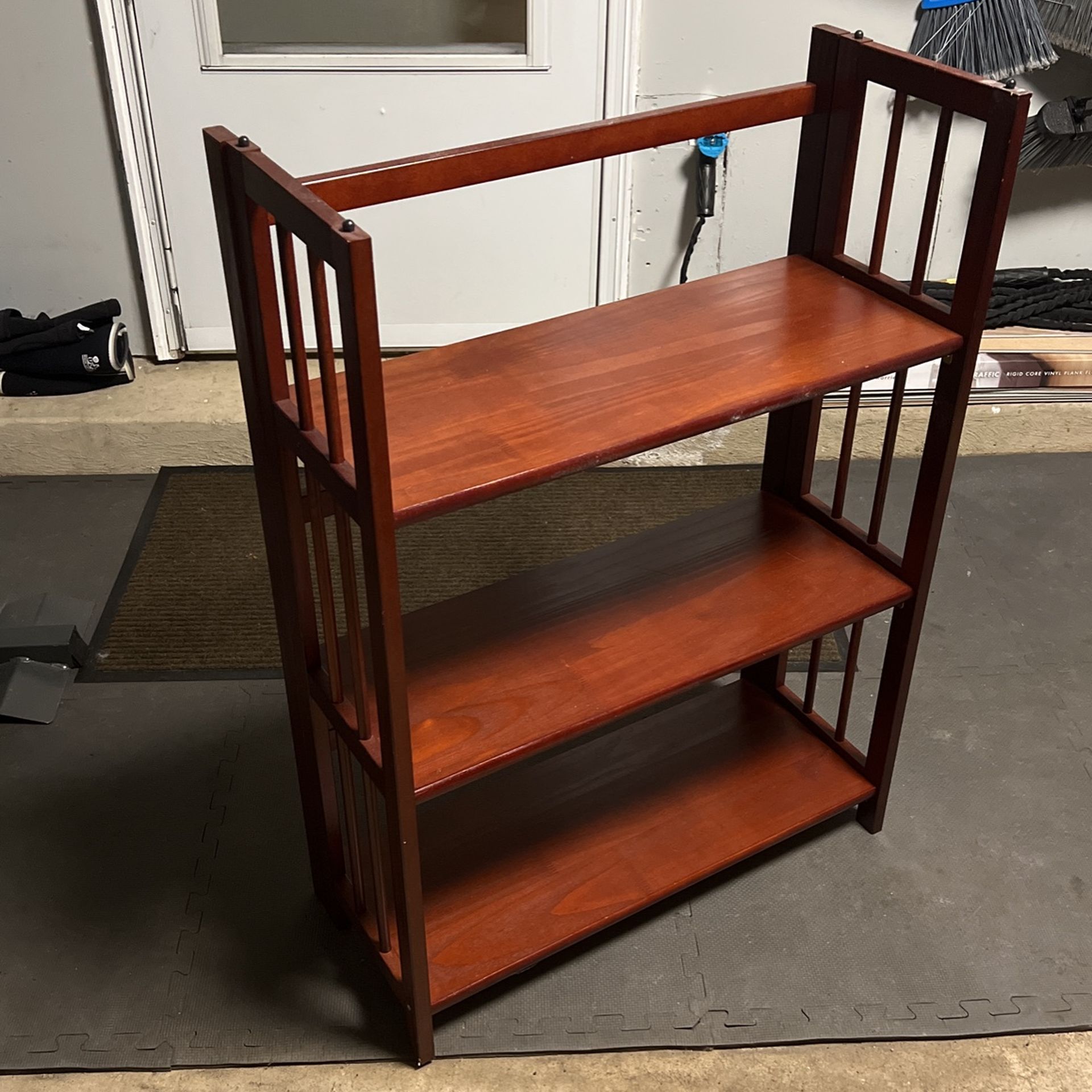 Foldable Bookshelf Wood