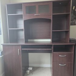 *** Computer Desk With Hutch ****