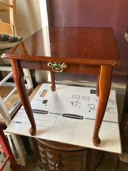 Small Wooden Side Accent Table