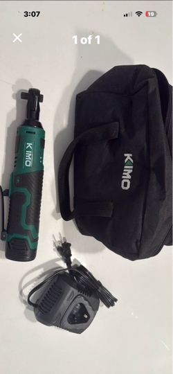 KIMO Electric ratchet wrench with charger and bag