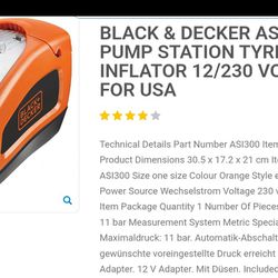 BLACK And Decker Pump Station 