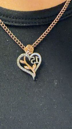 Real quince necklace (chain is not real)