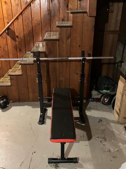 Fold Up Weight Bench