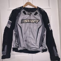 Shift Street Fighter Motorcycle Jacket Men’s Large Insulated Liner Armored Racing Gear