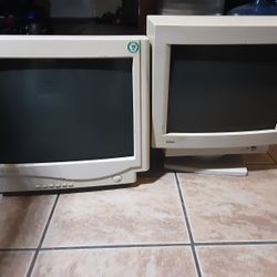2 Vintage Monitors $35 Each 