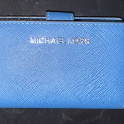 Blue Michael Kors Women’s Wallet