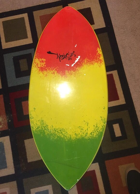 Like New Fiberglass Skim Board 44' Surfshark only used once