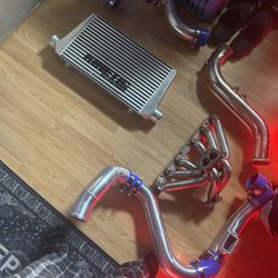  2jz vvit manifold , inner cooler, piping bundle.