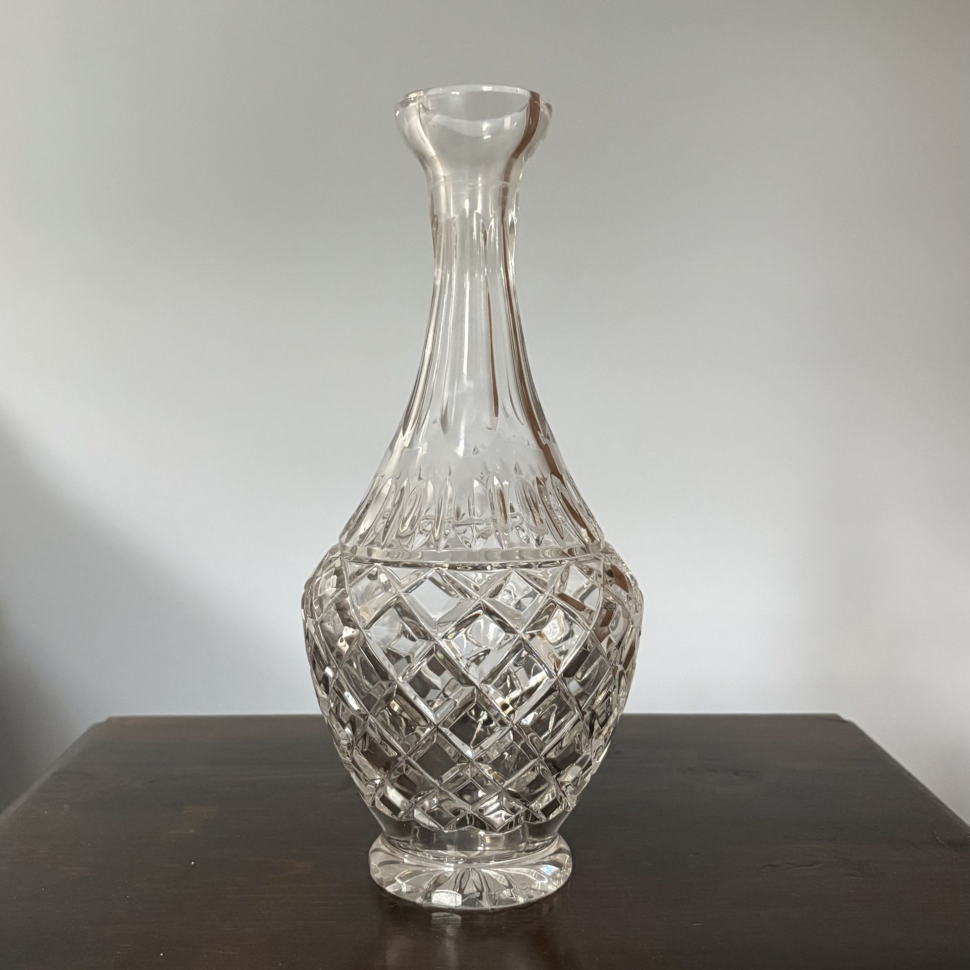 Vintage Crystal Decanter- Damaged But Beautiful!
