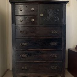 Solid Wood Antique Dresser