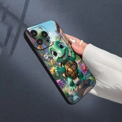 Cute Turtle Case For iPhone 16 Pro Max