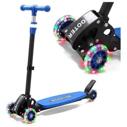 Scooter for Kids Kick Scooter with Light Up Wheels New