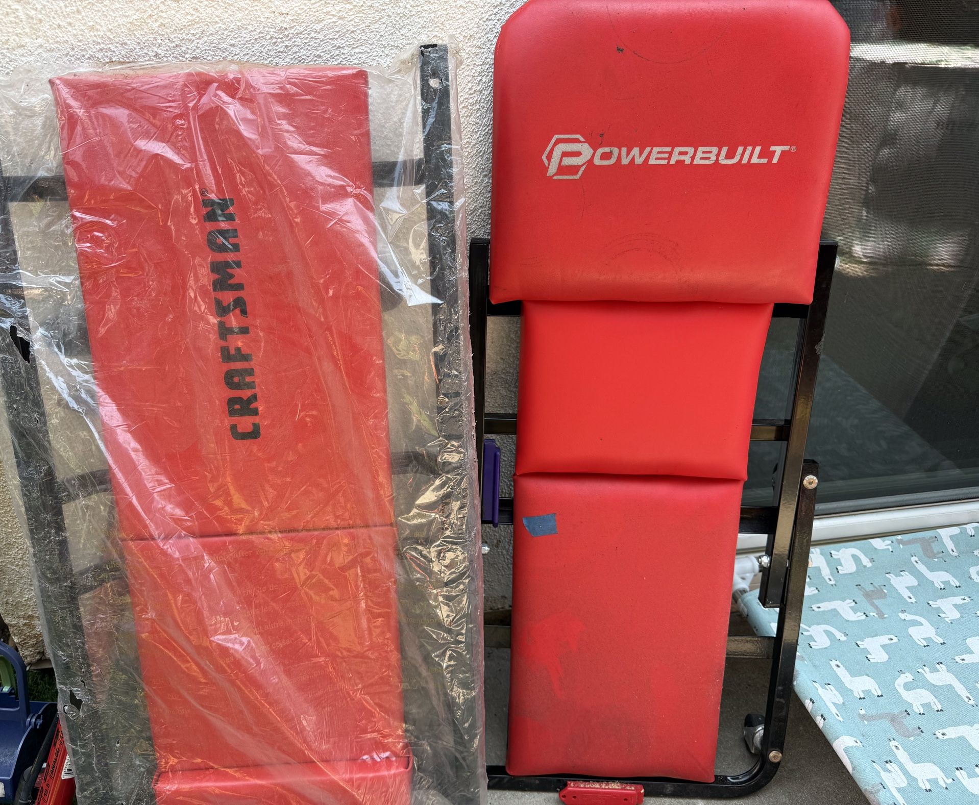Craftsman ($60) & PowerBuilt ($50) Roller Back Stools