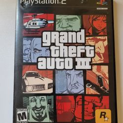 Grand Theft Auto  III Game Ps2 
