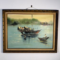 Vintage Painting Sailor Canvas
