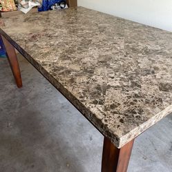 Granite Top 8 Seater Dining Table