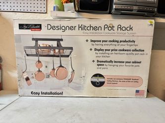 Designer Kitchen Pot Rack New Jay Rinaldo