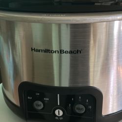Hamilton beach 6 quarts slow cooker, crockpot
