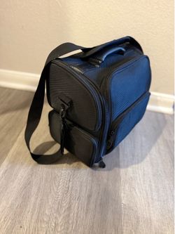 Hk3603 Soft Sided Professional Travel Makeup Case, Nylon Black