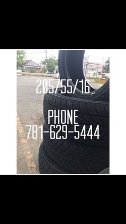 New tires For Sale 205/55/16 $299 free Mounting and Balancing