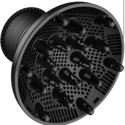 Hair Diffuser for Curly Hair and Natural Wavy Hair, (Hammer Type 2.80 inch to 3.14 inch, Large Size) Diffuser Attachment for Hair Dryer, Professional 
