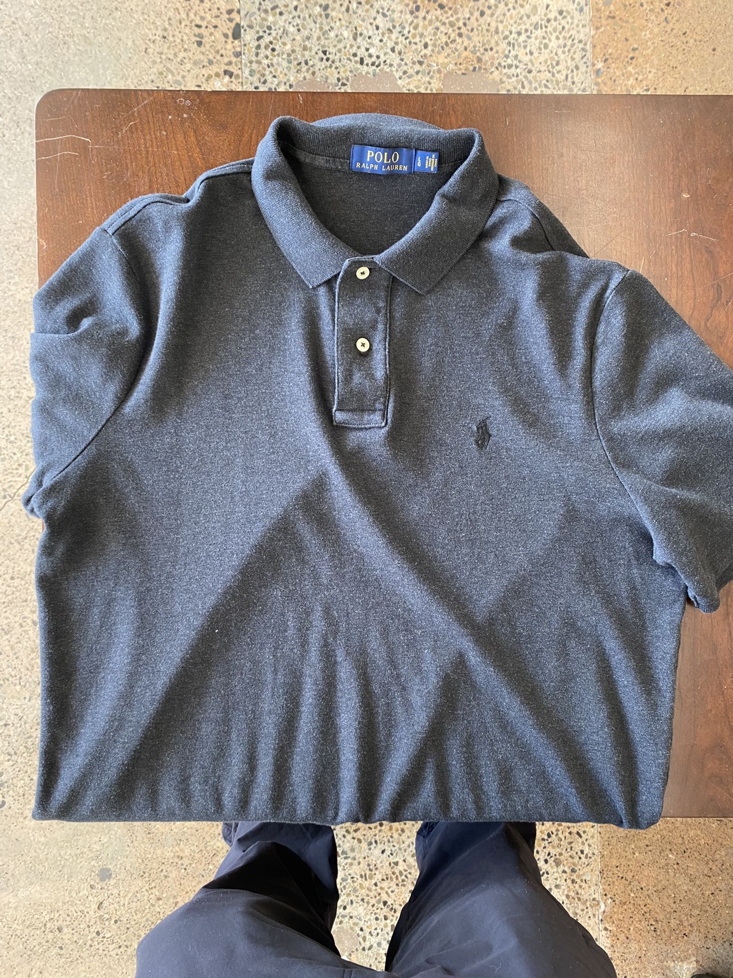 Black Polo Ralph Lauren Shirt Large