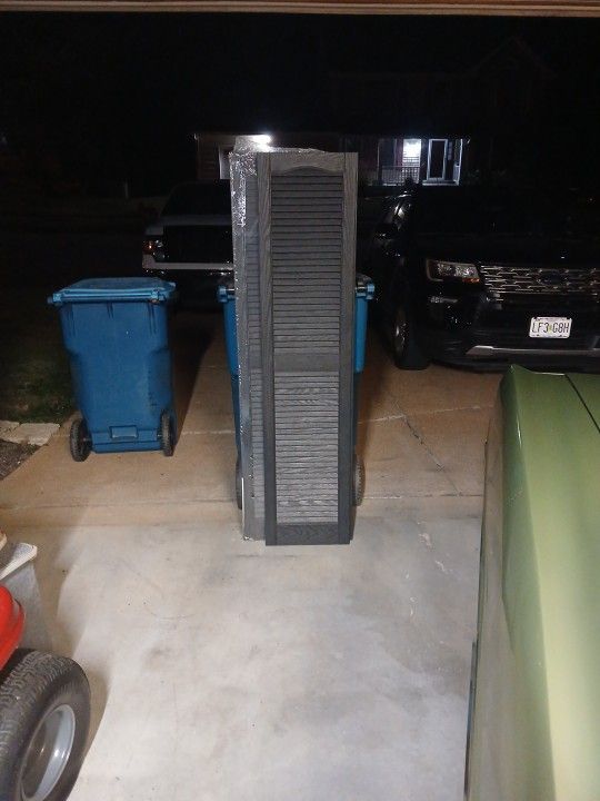 Black Vinyl Shutters