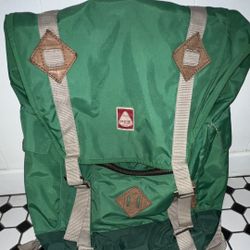 Vintage Green Jansport Backpack