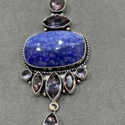 Statement Pendant In Sterling Silver 